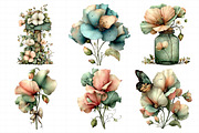 Spring Sweet Peas Flower Clipart, an Illustration by Daily.Designs (Thumbnail 5 of 8)
