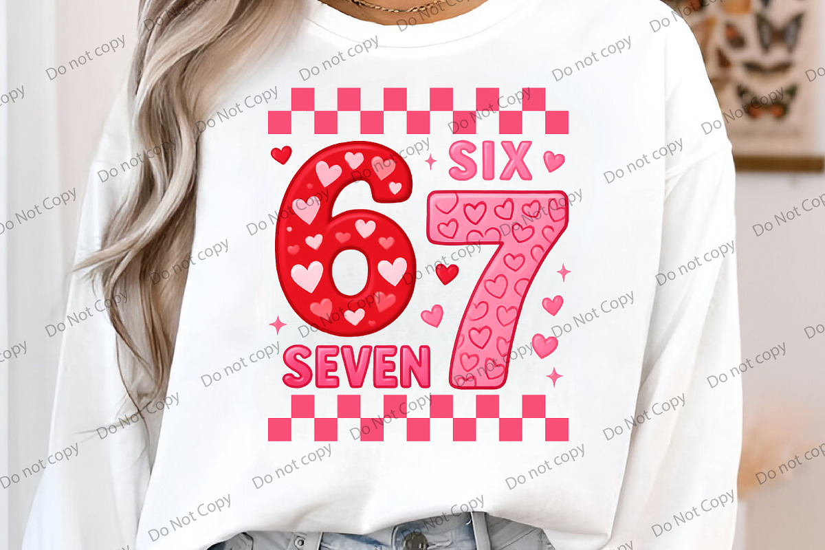 Six Seven Valentine PNG, an Illustration by Libby Wishes (Photo 5 of 8)