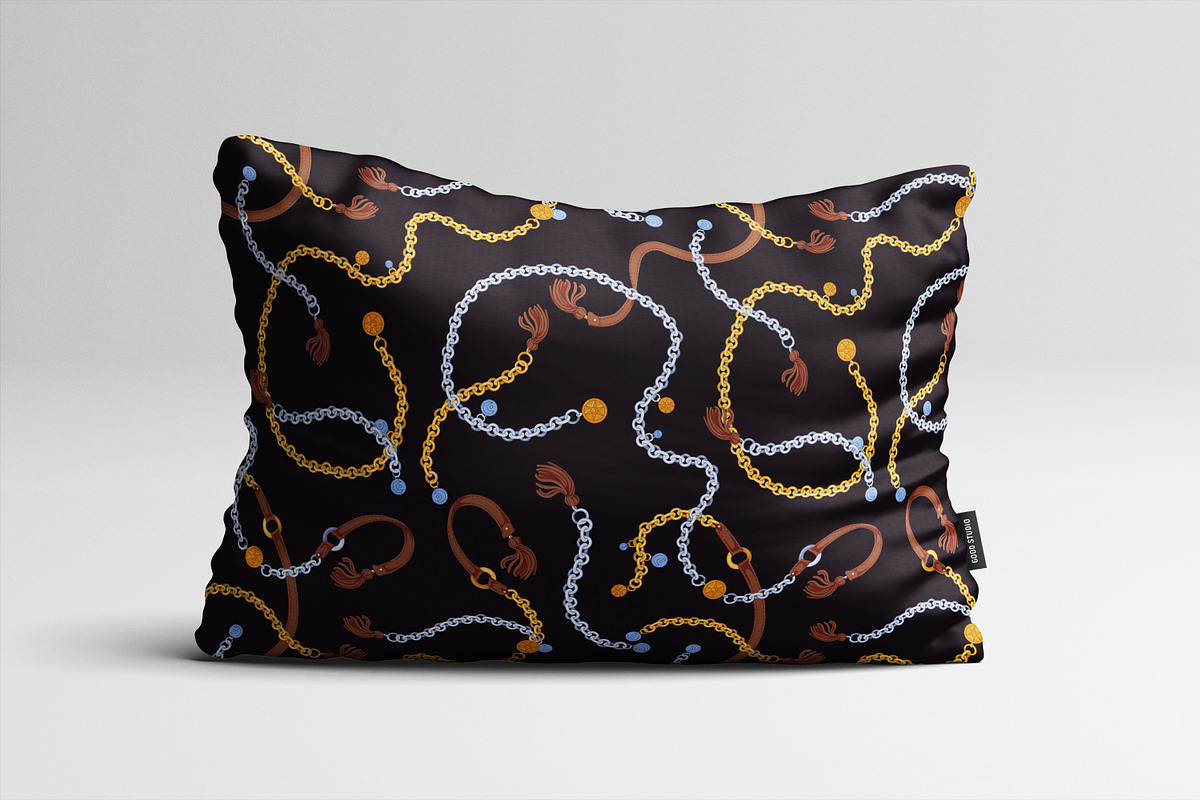 Gold, silver chains seamless pattern, a Pattern Graphic by Good Studio (Photo 18 of 20)