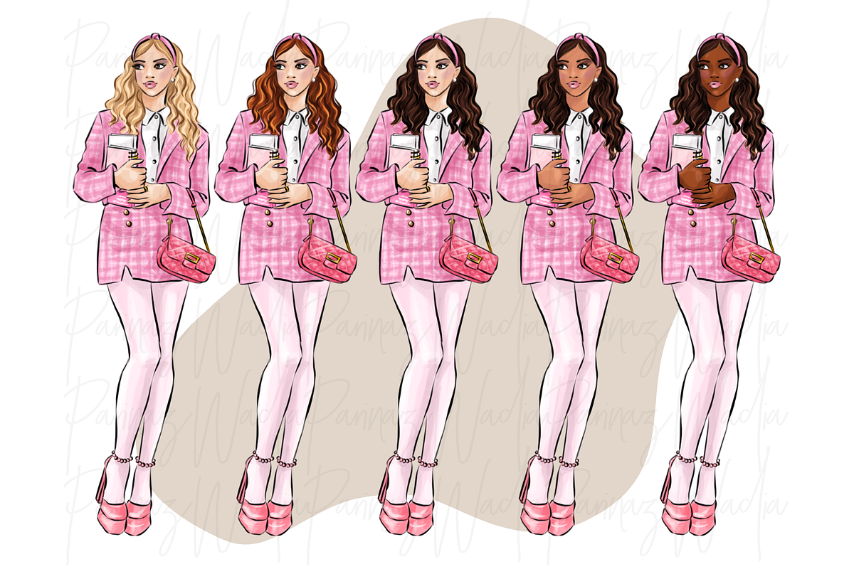 Fashion girls 53 clipart png, a Person Illustration by Parinaz Wadia Design (Photo 6 of 9)