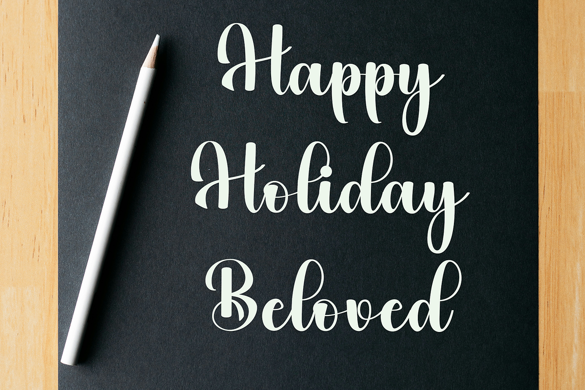 Sunday Birthday, a Handwritten Font by FreshTypeINK (Photo 7 of 8)