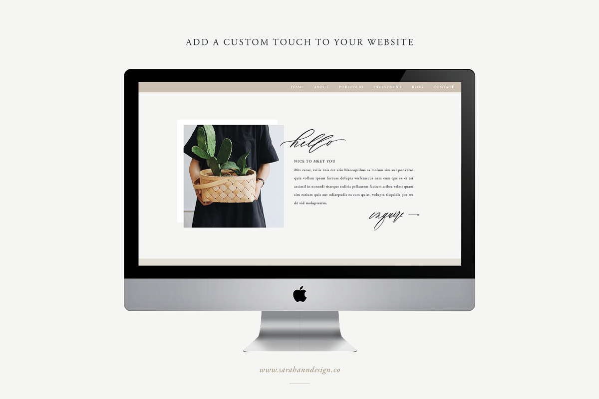 Calligraphy Vectors: Website Words, a Templates & Theme by Sarah Ann Design (Photo 3 of 7)