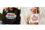 Watercolor New year clipart, an Illustration by Designworld (Thumbnail 5 of 6)
