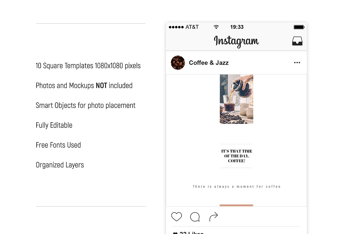 Coffee House - Social Media Template, a Social Media Template by CorgiAstronaut (Photo 4 of 5)