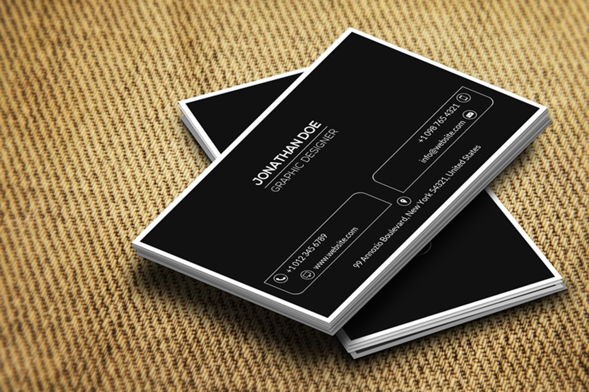 Metro Business Card CM144, a Business Card Template by annozio (Photo 2 of 4)
