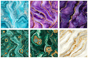 Agate Marble Digital Paper, a Pattern Graphic by designcity5 (Thumbnail 2 of 5)