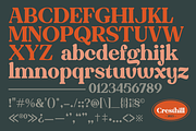 Cresthill - Modern Retro Serif, a Serif Font by Xelo Graph (Thumbnail 7 of 11)