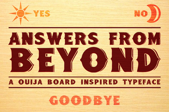 Answers From Beyond - Typeface preview 3