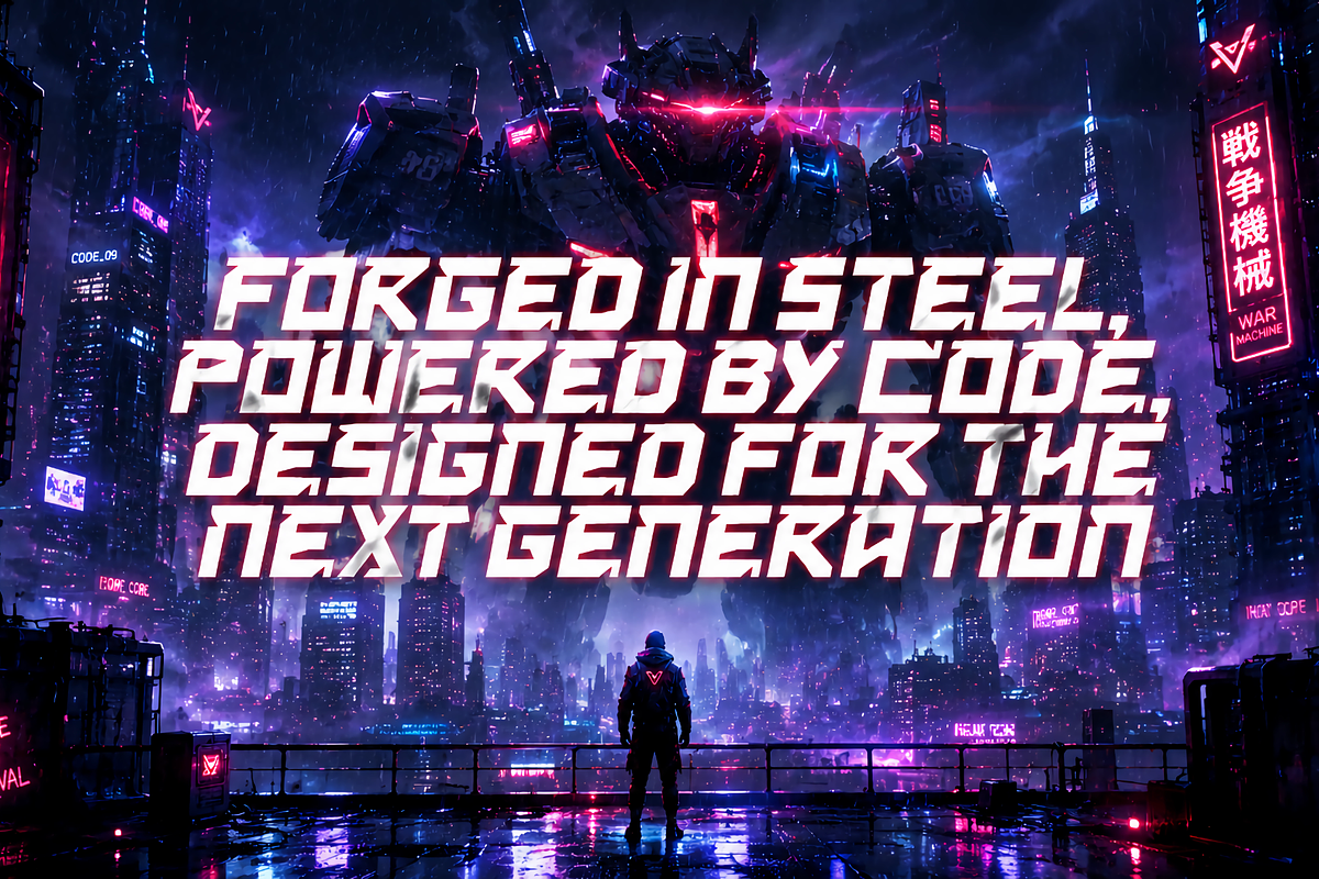 Mecha Core Futuristic Gaming Font, a Sans Serif Font by mesuka (Photo 3 of 5)