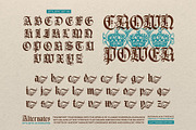 Piston Black Typeface, a Blackletter Font by alit design (Thumbnail 10 of 19)