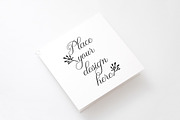 Vertical square greeting card mockup, a Print Template by Leo Flo Mockups (Thumbnail 1 of 6)