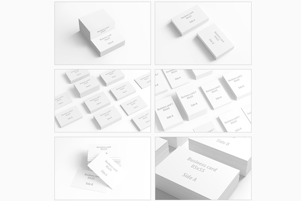 Business Cards Mock up (85x55), a Mockup by ItemBridge (Photo 5 of 5)