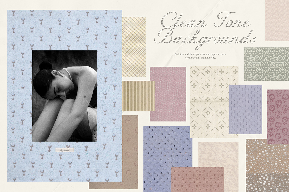 100 Clean Tone Textured Backgrounds, a Background Graphic by Feelsoul (Photo 1 of 13)