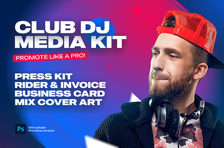 Club DJ Press Kit / Resume Template