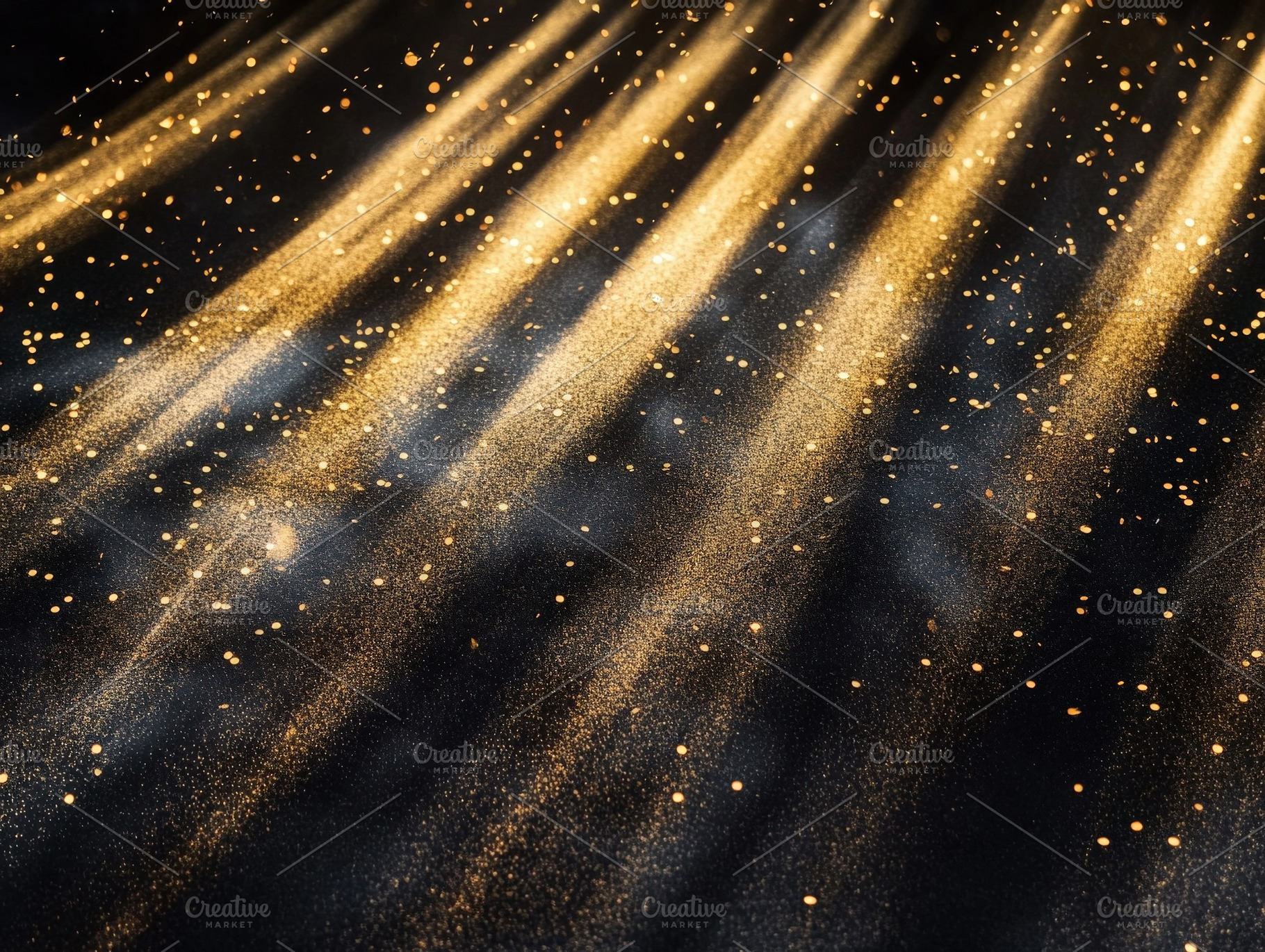 Abstract Golden Light Rays & Sparkle, a Background Photo by Virgo Studio