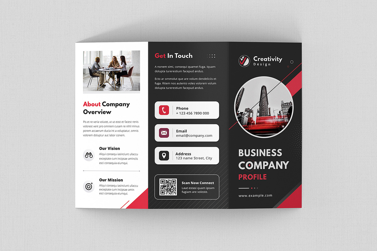 Company Profile | Brochure Template, a Brochure Template by Creativity-Design (Photo 2 of 5)