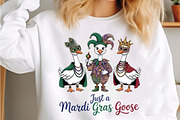 Just a Mardi Gras Goose Png, Funny, an Illustration by Designking (Thumbnail 2 of 6)