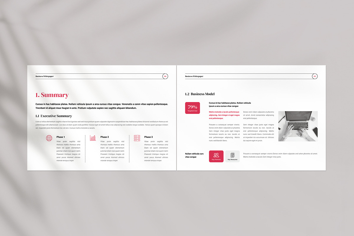 White Paper | Canva, Word, InDesign, a Brochure Template by Orcshape Studio (Photo 4 of 16)