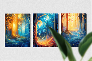 Mystical Forest Posters And Patterns