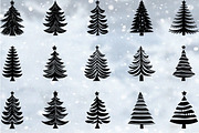 Christmas Tree Silhouette (AI File), an Object Graphic by DesignBTF (Thumbnail 5 of 8)