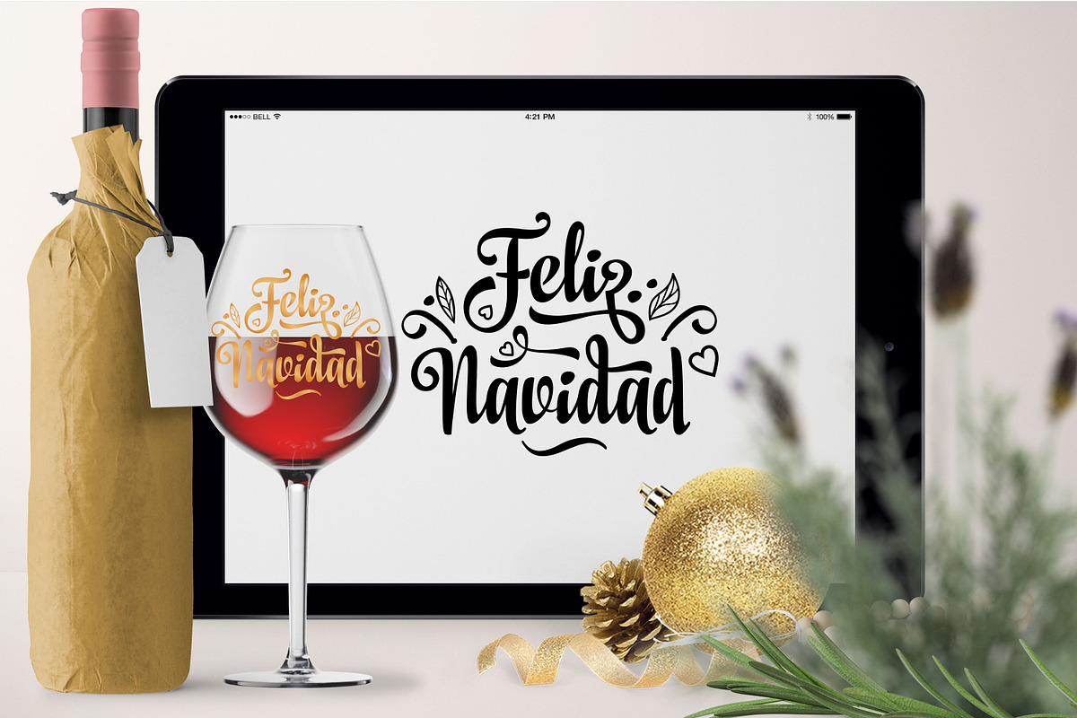 Feliz Navidad svg Spanish Christmas, an Object Graphic by Zoya Miller (Photo 8 of 11)