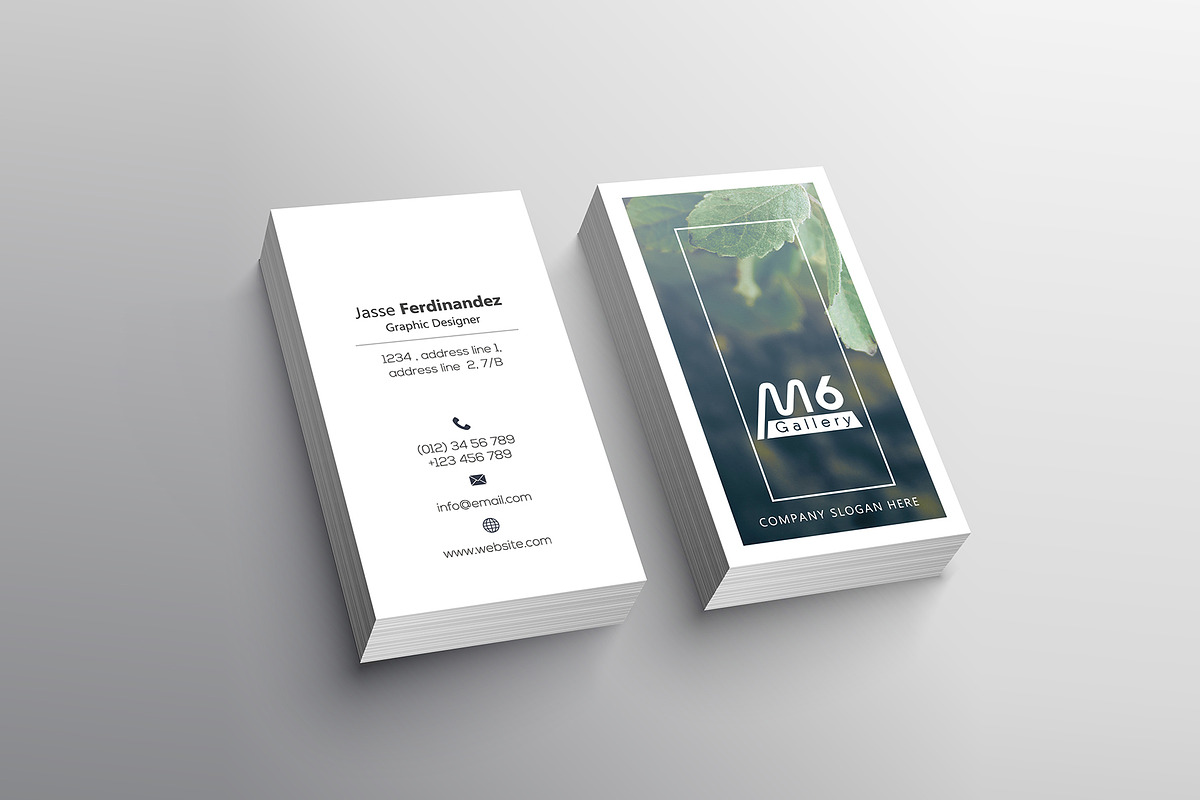 Unique 50 Business Card Bundle, a Business Card Template by M6 Gallery (Photo 37 of 151)