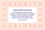 Sustainable Packaging Line Icons, an Outline Icon by Made by Made (Thumbnail 2 of 8)