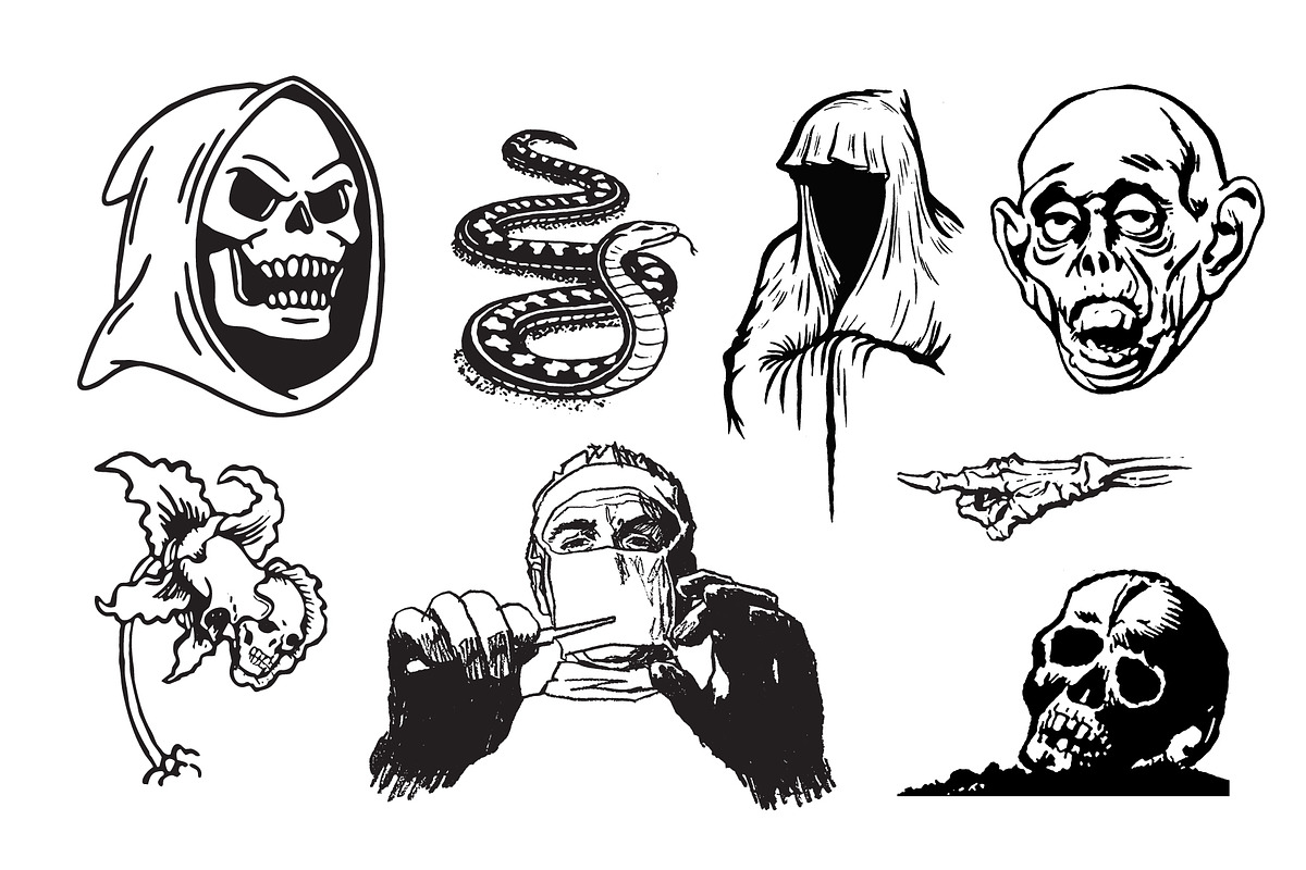 House of Spook Show Collection, a Handwritten Font by Paper Moon Graphic Supply (Photo 21 of 24)