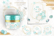 Golden Seashells Collection, an Object Graphic by ilonitta (Thumbnail 4 of 19)