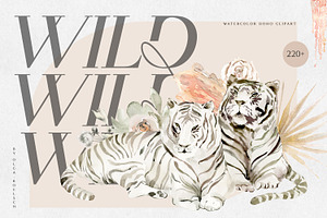 Wild Tigers - Boho Jungle set