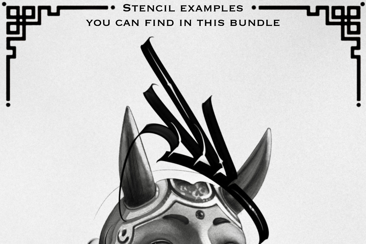 Special Lettering tattoo bundle, a Brush Add-On by ProcreateInk (Photo 3 of 10)