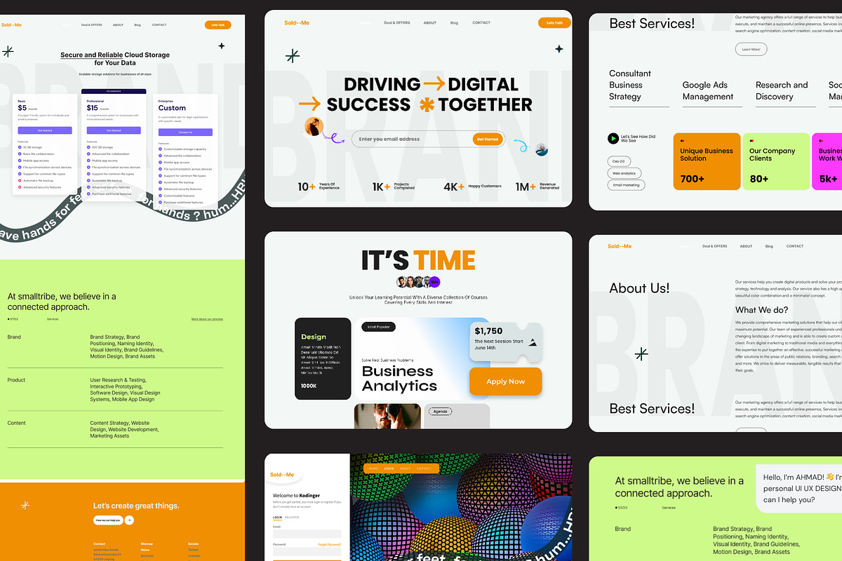SaaS Website & SaaS Landing Page UI, a Social Media Template by Muhammad_Ahmad (Photo 4 of 6)