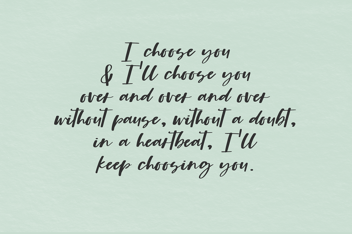 Fallbrook Avenue Script, a Handwritten Font by Beck McCormick (Photo 7 of 10)