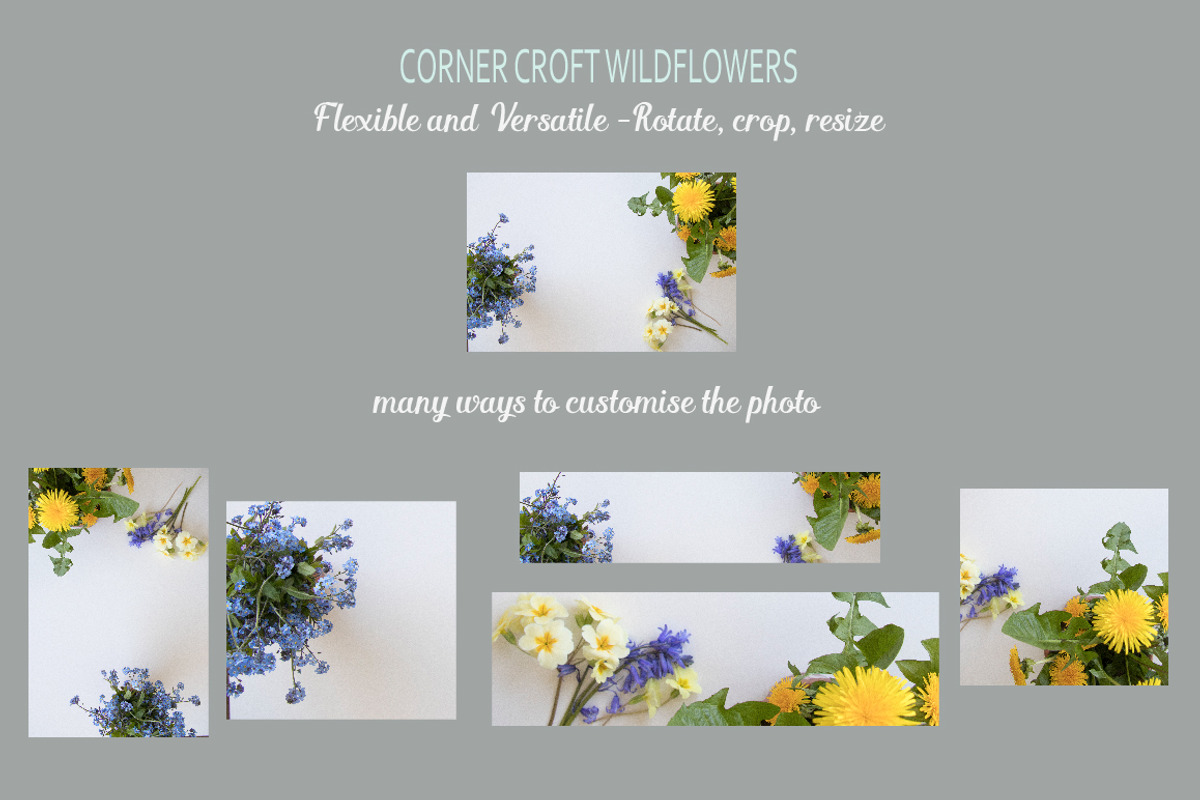 Wildflower Styled Stock Photo Bundle, a Print Template by Corner Croft Mockups (Photo 7 of 7)