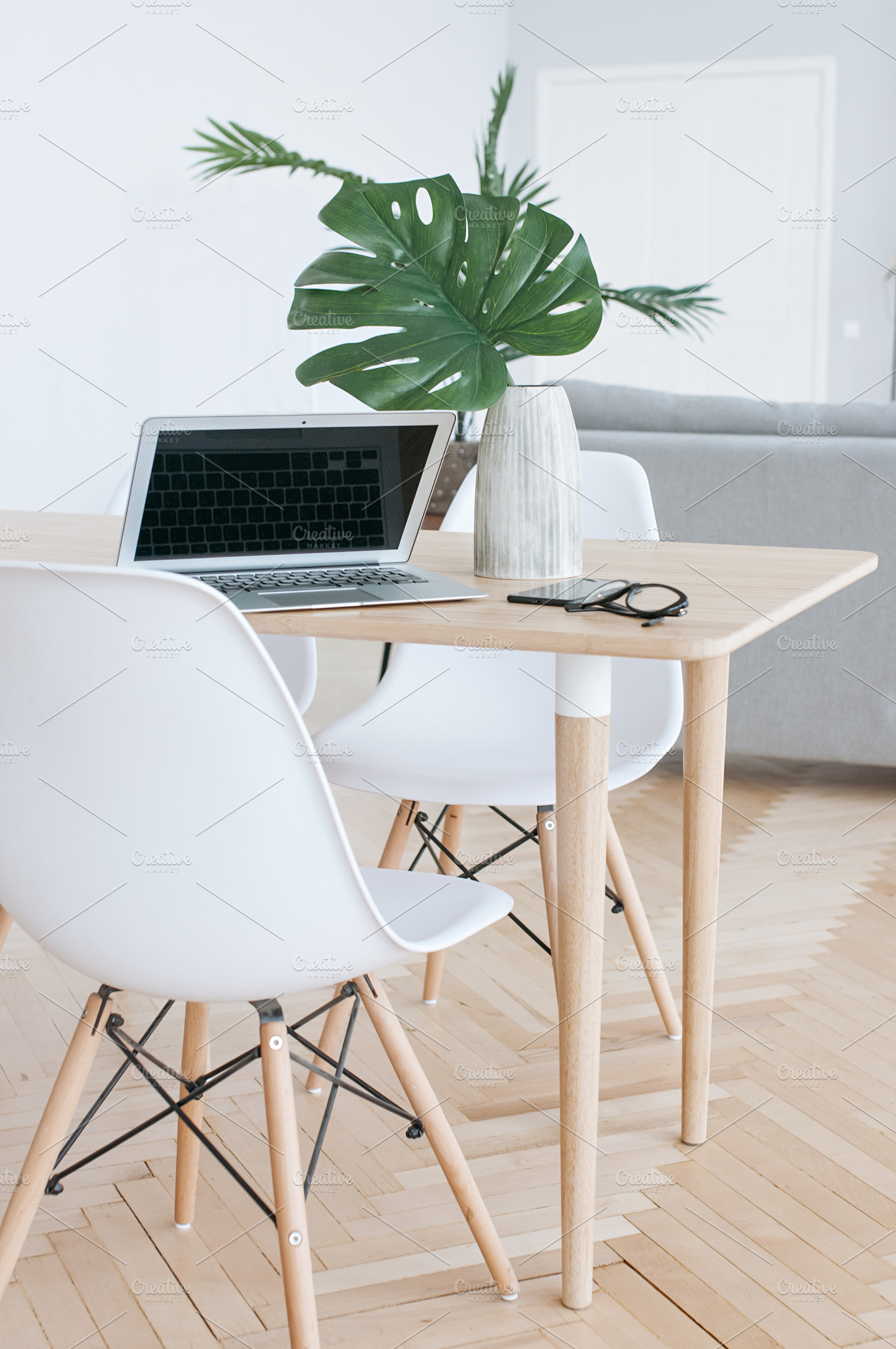 Home working place, a Business Photo by kostanashvili