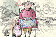 Sweet Spirits: Whimsical Angels, a Person Illustration by NiiiNArt (Thumbnail 6 of 7)
