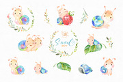 Snail & Family. Cute Collection, an Illustration by StarJam (Thumbnail 3 of 5)