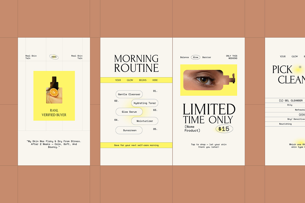 Beauty & Skincare Instagram Pack preview 3
