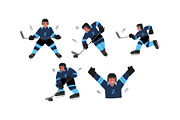 Character Ice Hockey Man Vol. 2, a Sport Illustration by SLAB! Design (Thumbnail 3 of 3)