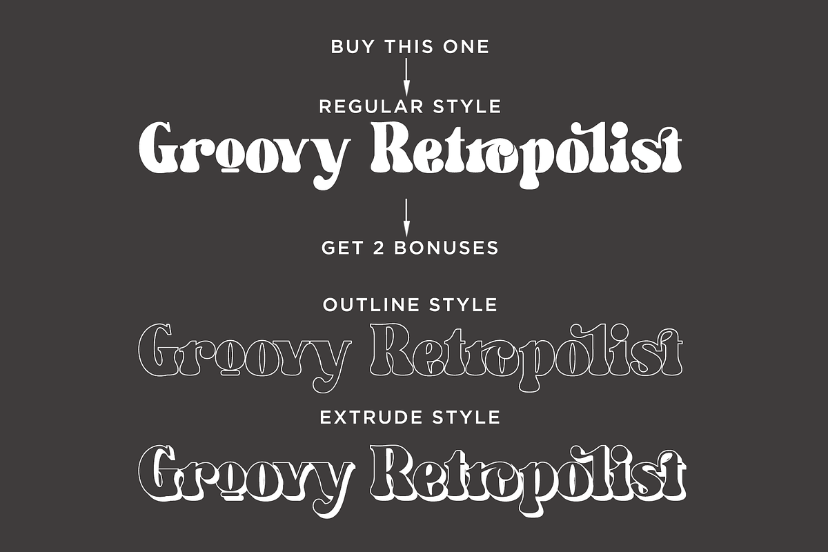 Groovy Retropolist Groovy Retro Font, a Handwritten Font by Absonstype (Photo 2 of 10)
