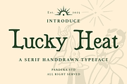 Lucky Heat - Retro Handdrawn Serif, a Serif Font by Pandeka Studio (Thumbnail 1 of 9)