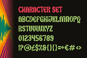 Dripadelic Display Psychedelic Font, a Font by PutraCetol Studio (Thumbnail 5 of 5)