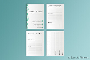 Financial Planner A5 Printable