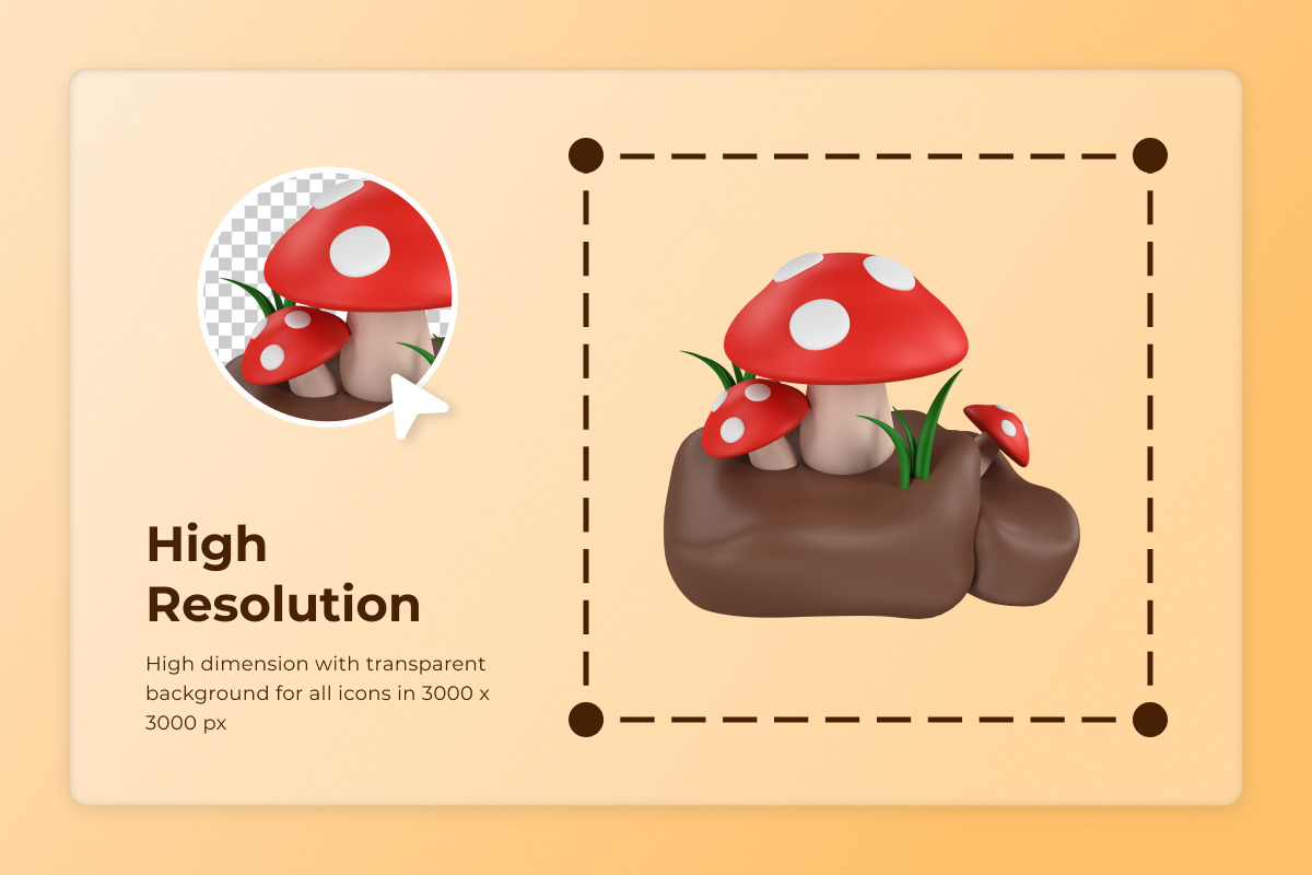 Spring Nature 3D Icon Pack, a Seasonal Illustration by twinstd (Photo 3 of 6)