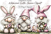 Whimsical Easter Gnome Clipart, an Illustration by designcity5 (Thumbnail 1 of 5)