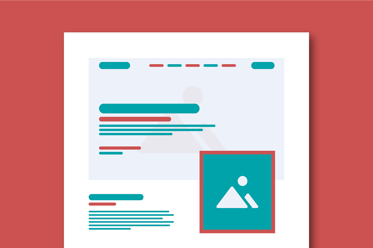 Wireframe Landing Layout, a Landing Page Template by MightyDesign (Photo 2 of 9)