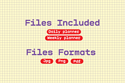 Colorful Weekly & Daily Planner, a Templates & Theme by Doomleaf (Thumbnail 3 of 4)