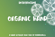 Organic Hand Font Trio, a Handwritten Font by Jodi Van der Kruik (Thumbnail 1 of 9)