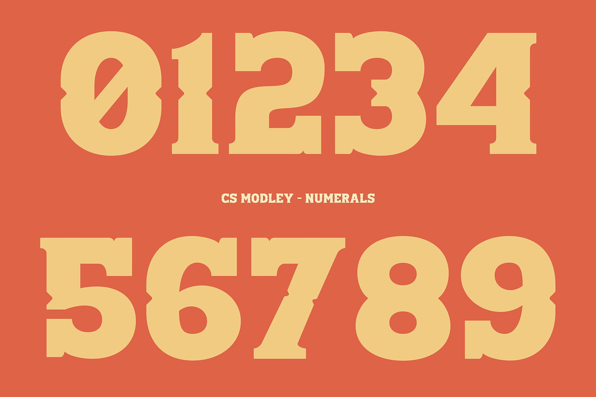 CS Modley – Western Font, a Slab Serif Font by Craft Supply Co. (Photo 4 of 8)