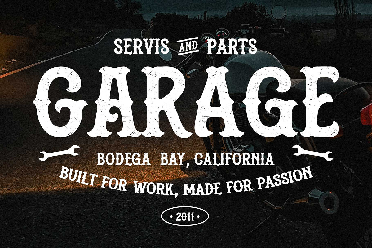 Gashroad - Vintage Style, a Font by Arterfak Project (Photo 5 of 13)